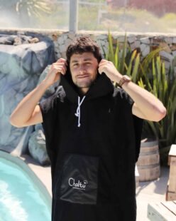 Poncho Cambiador Negro